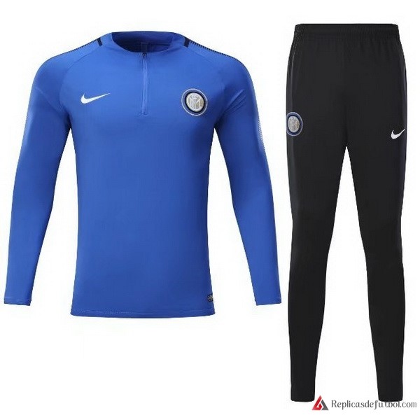 Chandal De Lana Inter 2017-2018 Azul